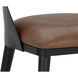 Dezirae Black / Cognac Leather Dining Chair